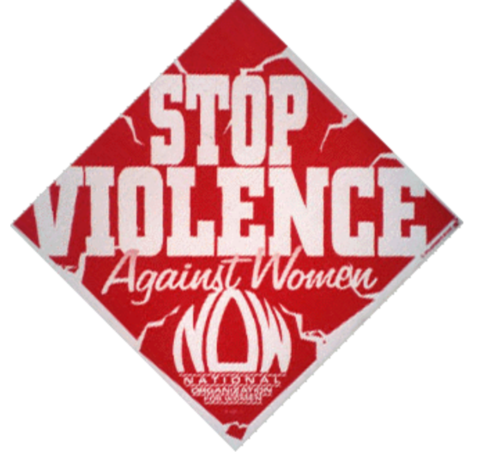 Stop Violence Against Women Sign